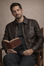 Terracotta Leather Jacket