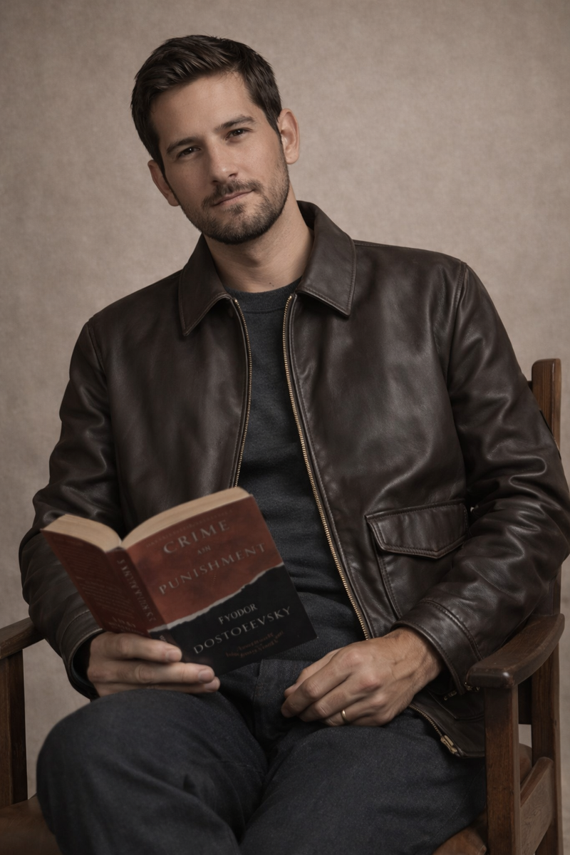Terracotta Leather Jacket