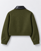 Jacket 1 Olive Green back view