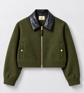 Jacket 1 Olive Green front view