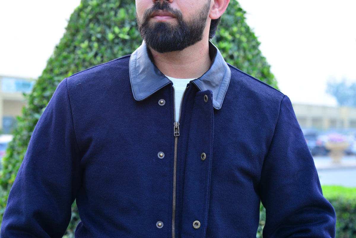 DASTAN THE ENVOY concealed zip and snap placket detail